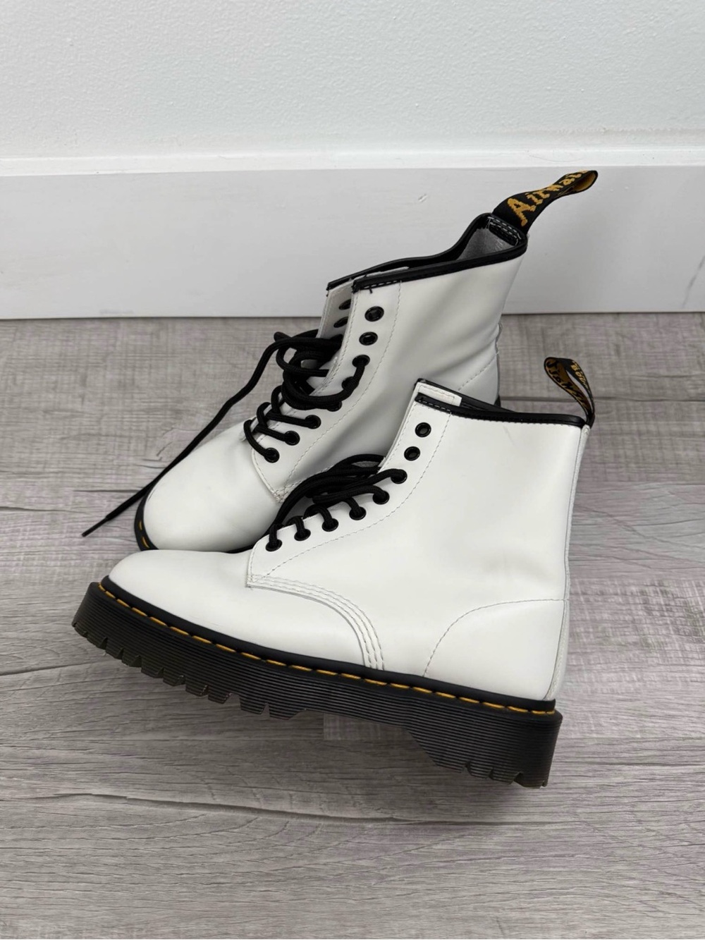 White Platform Dr. Martens